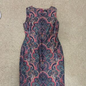 Tommy Hilfiger Vibrant Paisley Midi Dress